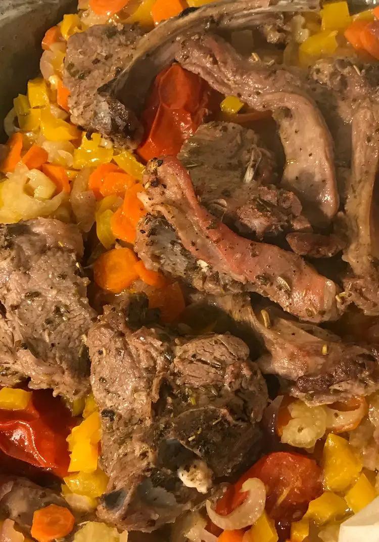 Ricetta Costolette di agnello al cartoccio e verdure di maurizio765