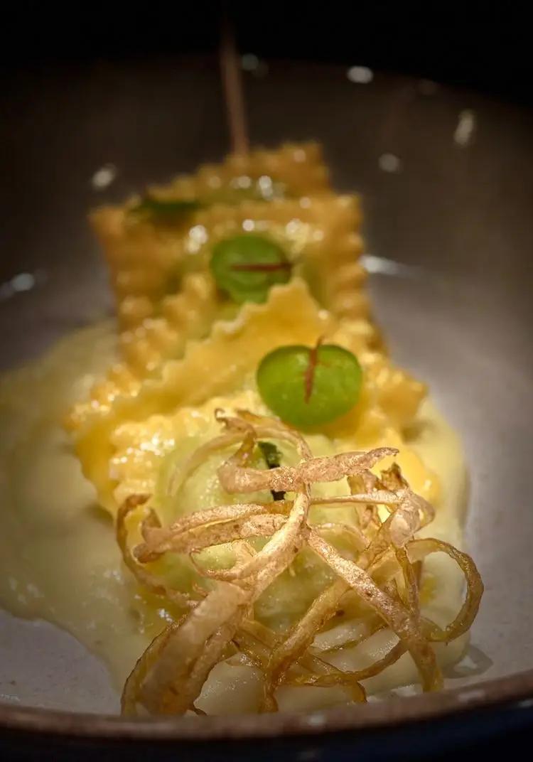 Ricetta Ravioli salsiccia e friarielli Fini con spuma di patate di lucia.pavanastolfo