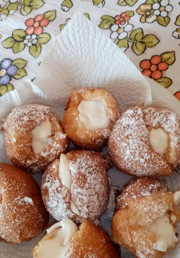 Ricetta Frittelle ripiene con crema di ricotta di liliana_in_cucina