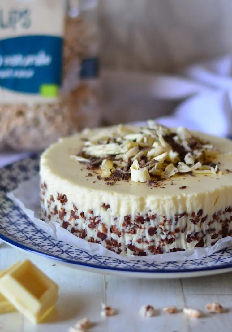 Ricetta Cheesecake al cioccolato bianco – senza burro di ricettedimaria
