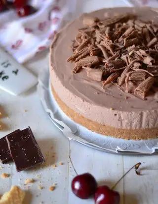 Ricetta Cheesecake al cioccolato senza mascarpone di ricettedimaria