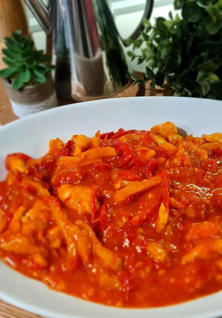 Ricetta Pollo con peperoni in agrodolce di Briciole_di_mollica