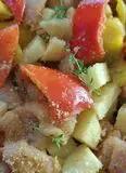 Immagine del passaggio 3 della ricetta Pollo sabbioso con peperoni e patate