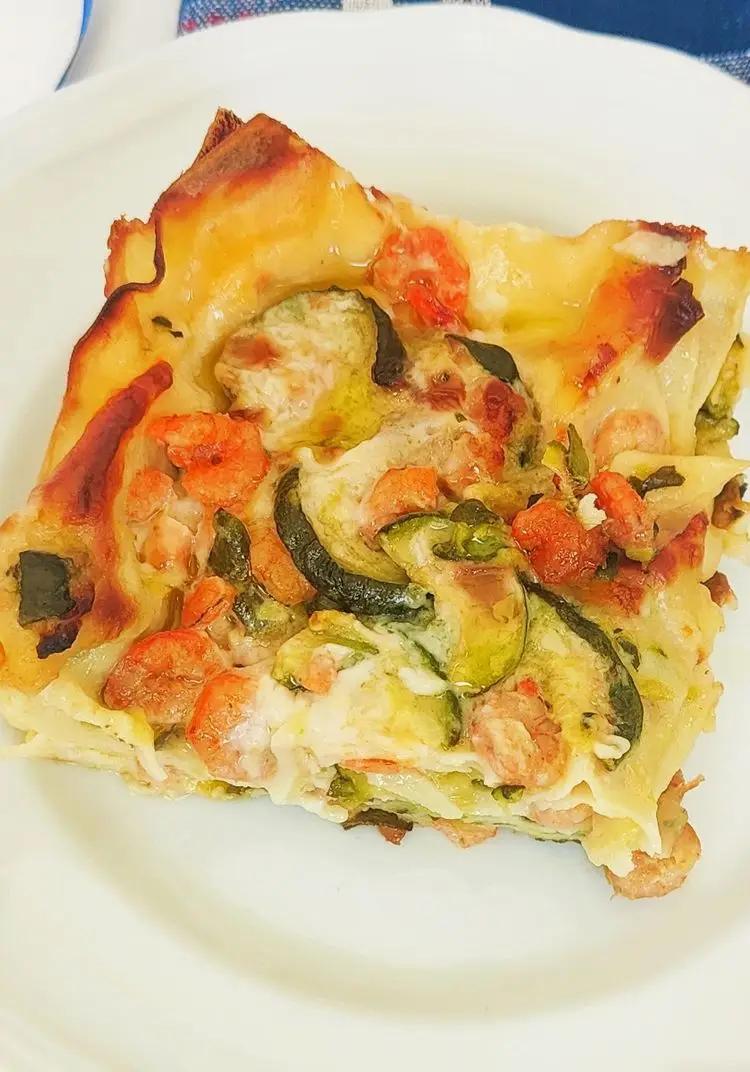 Ricetta Lasagne zucchine e gamberetti di _paola_catalano