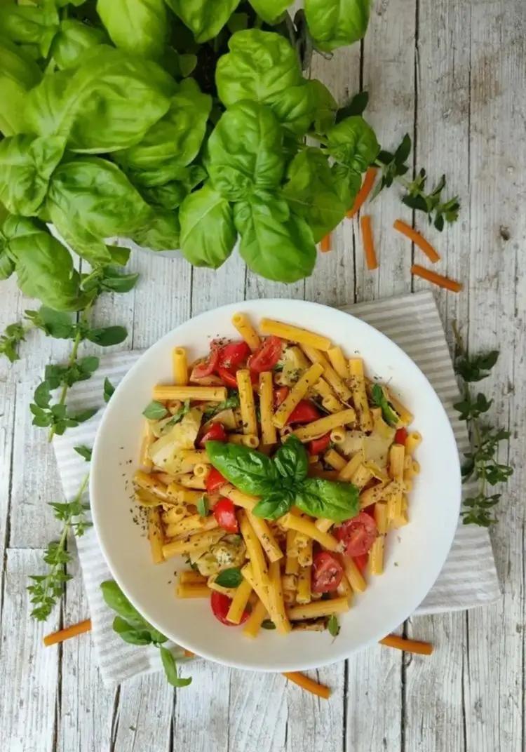 Ricetta Sedanini di lenticchie, con pomodorini pachino e carciofini di _paola_catalano