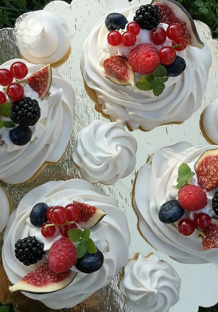 Ricetta Mini pavlova di marina3