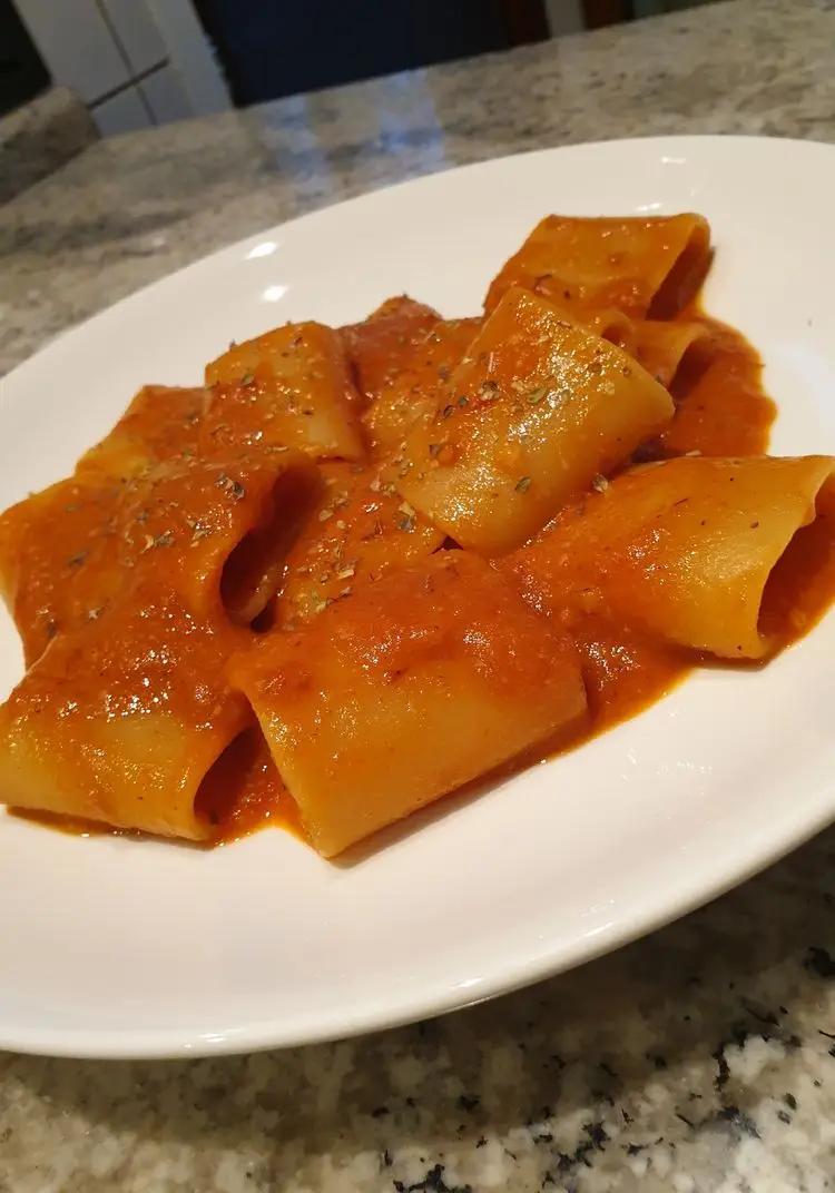 Ricetta Paccheri in crema di pomodori al forno e origano calabrese di montagna di robertobabbilonia