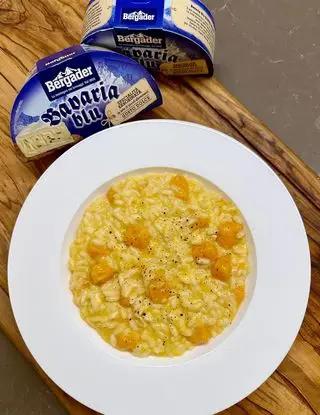 Ricetta Risotto alla zucca e Bavaria Blu Dolce Bergader di virginia.fabbri