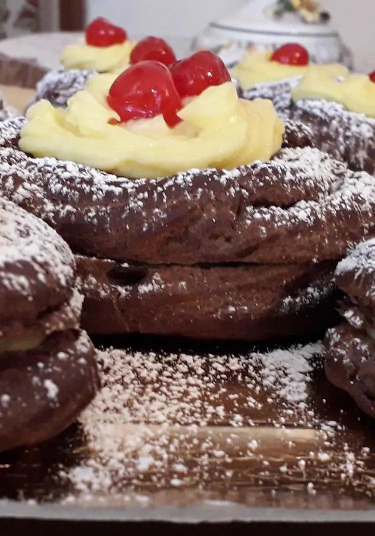 Ricetta Zeppole San Giuseppe al cacao di gjdesa