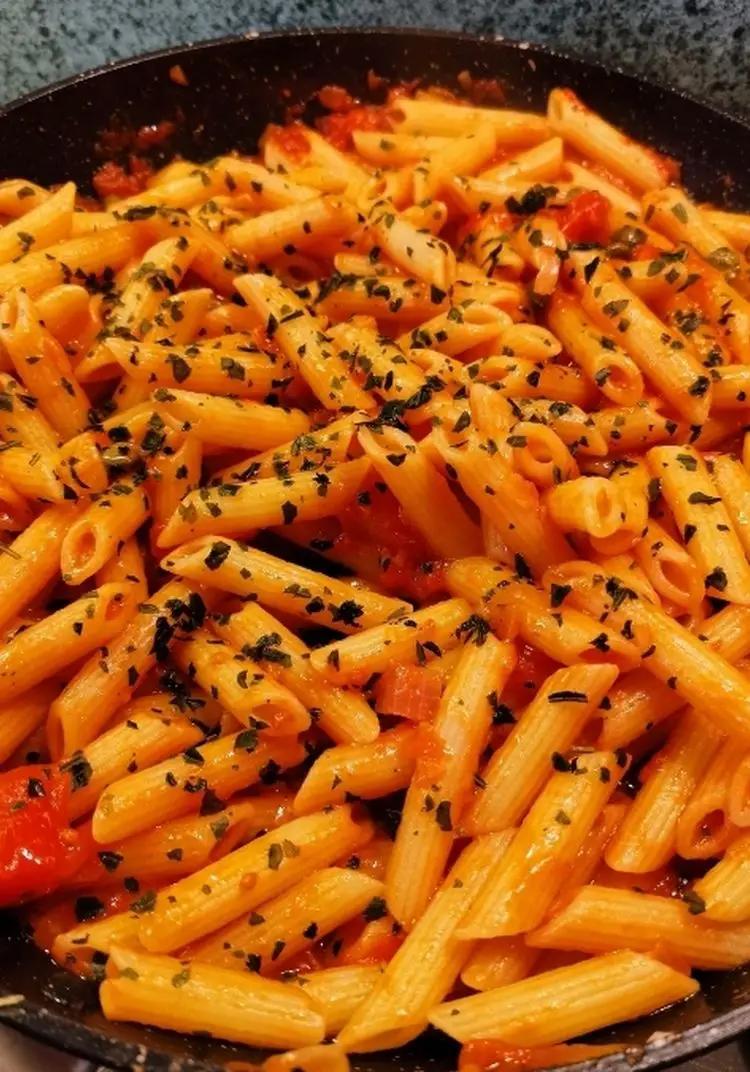 Ricetta Penne rigate pomodoro e basilico di mati_alba_