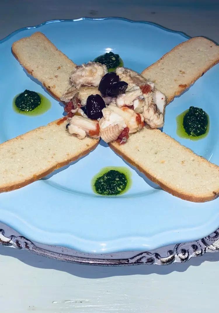 Ricetta Gattuccio al timo marinato nel Pigato con crema di rucola di Elisabetta.luci