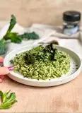 Immagine del passaggio 4 della ricetta RISOTTO CREMA DI CAVOLO NERO E TOFU