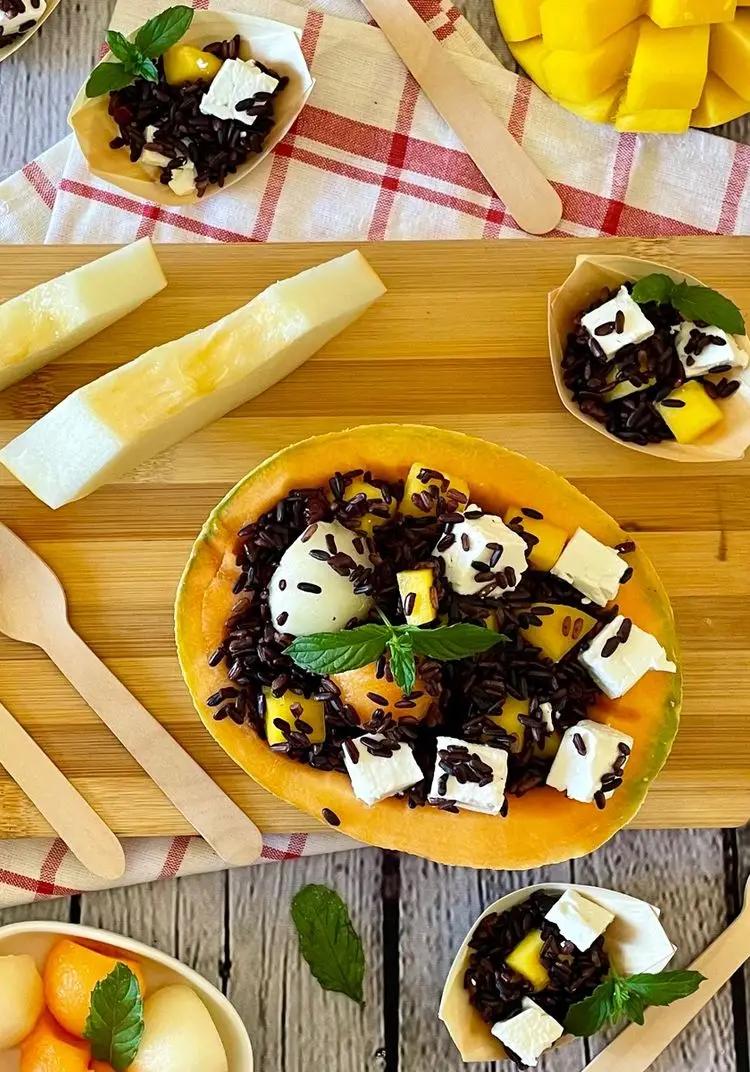 Ricetta Insalata di riso nero tropical di lottoconladieta