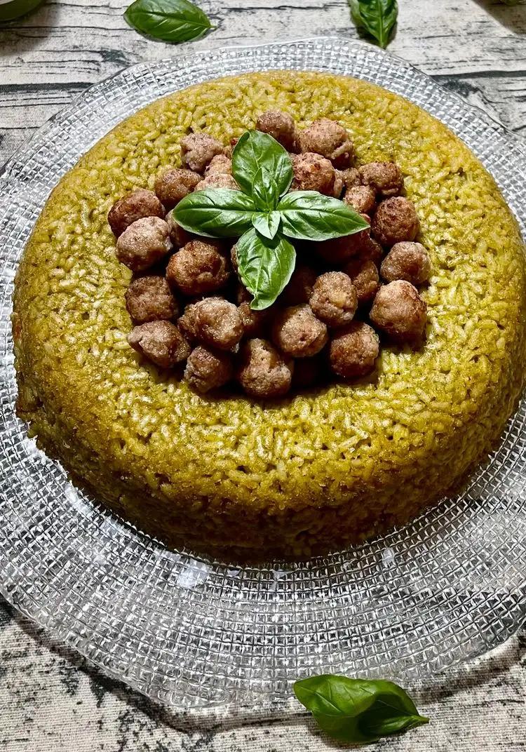 Ricetta Timballo di riso al pesto di lottoconladieta