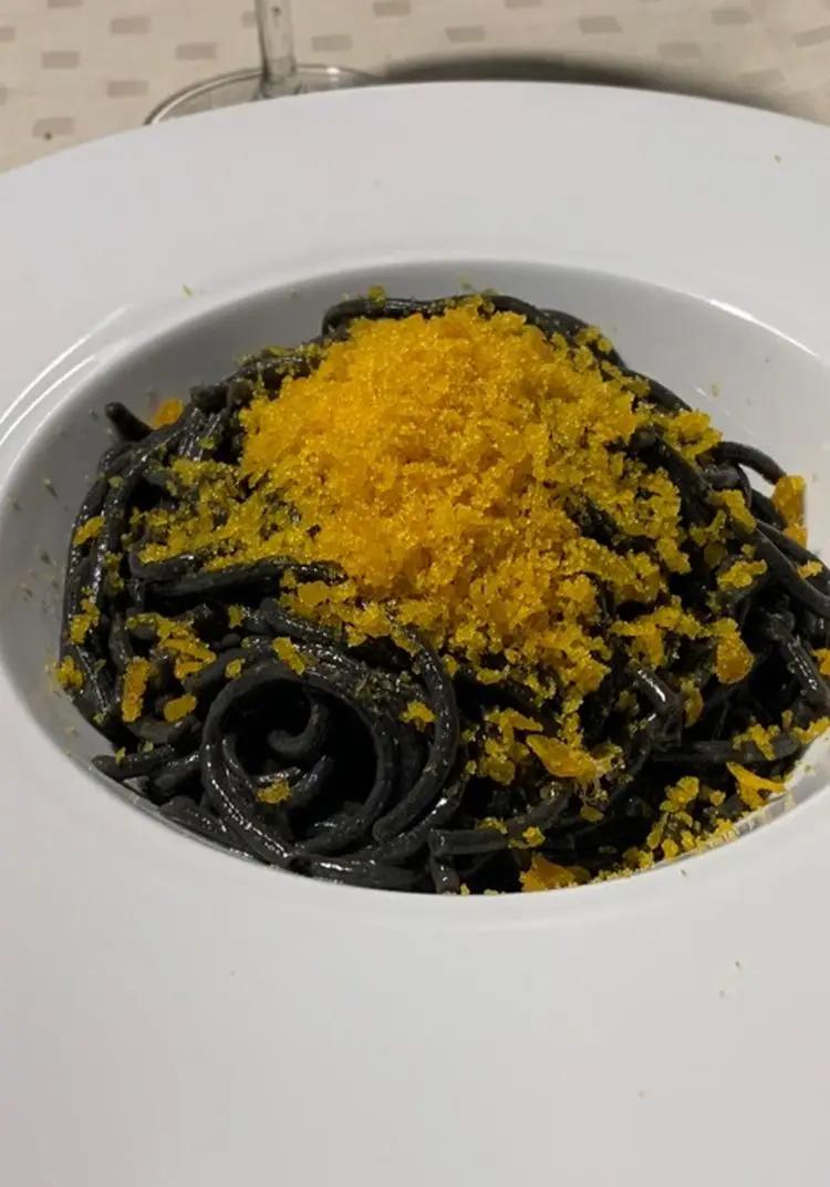 Ricetta Spaghetti al nero e bottarga di muggine di Baby74