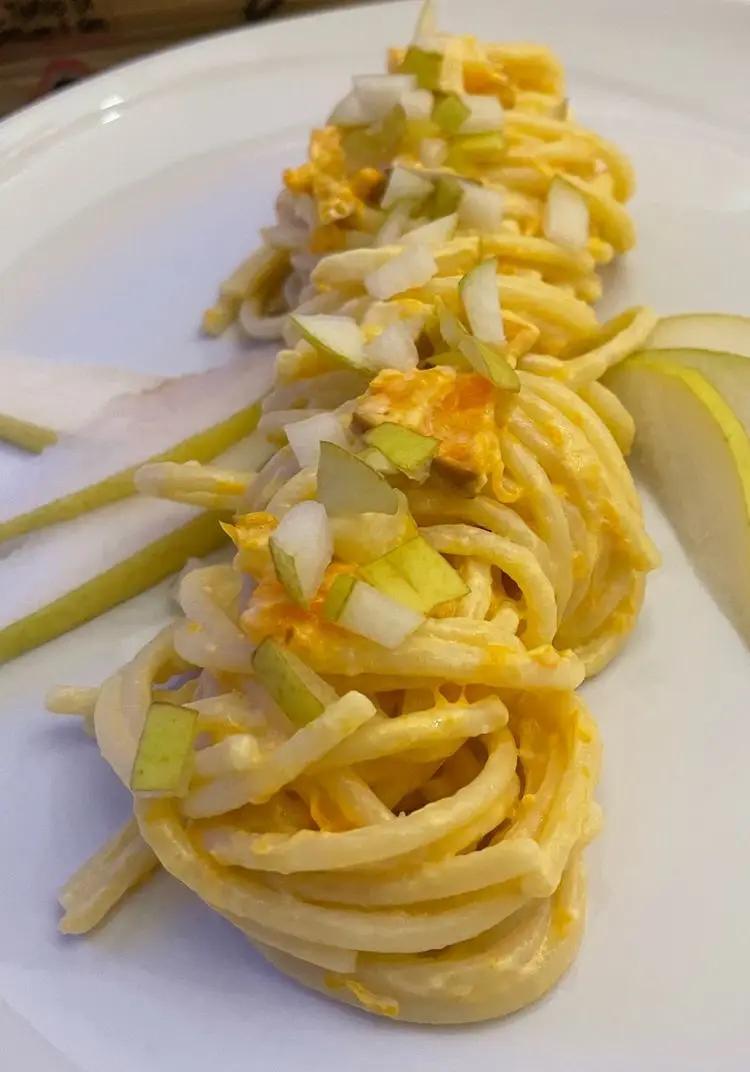 Ricetta SPAGHETTI CON MASCARPONE,ZUCCA E PERE di Past_icciareincucina