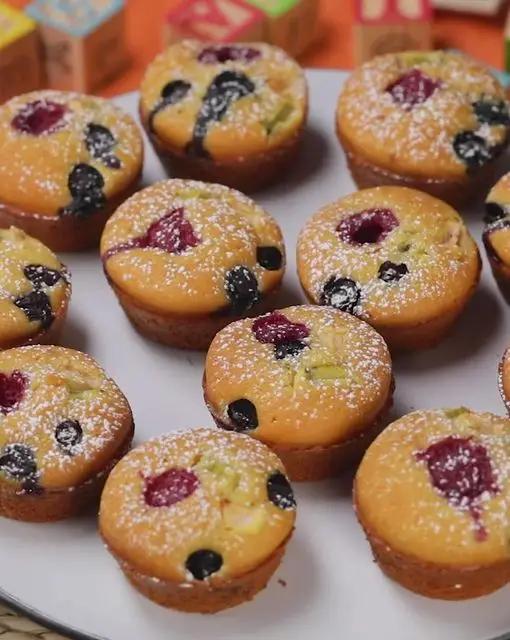 Ricetta Muffin di pancake alla frutta di alcenerobiologico