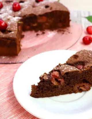 Ricetta Torta al cioccolato e ciliegie di _animaincucina_