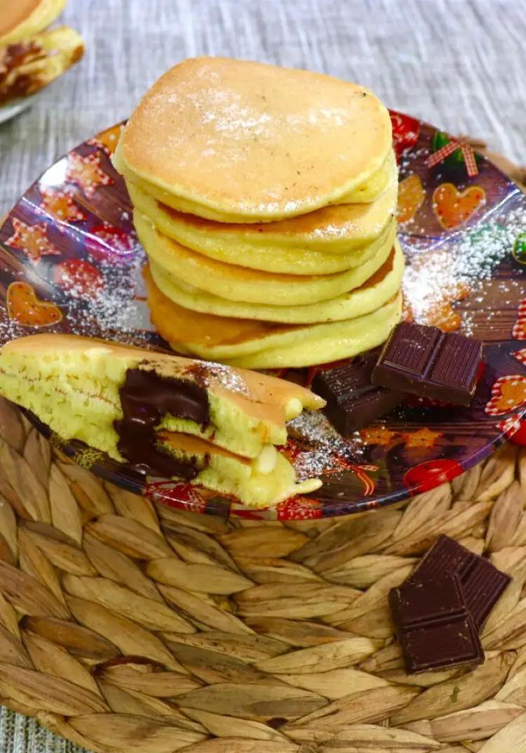 Ricetta Pancake ripieni al cioccolato di _animaincucina_