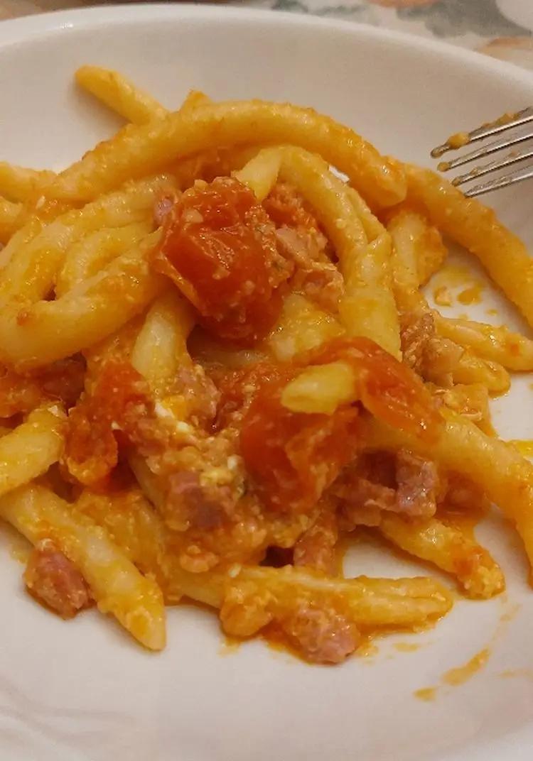 Ricetta Maccheroni pancetta e pomodorini di Katy22