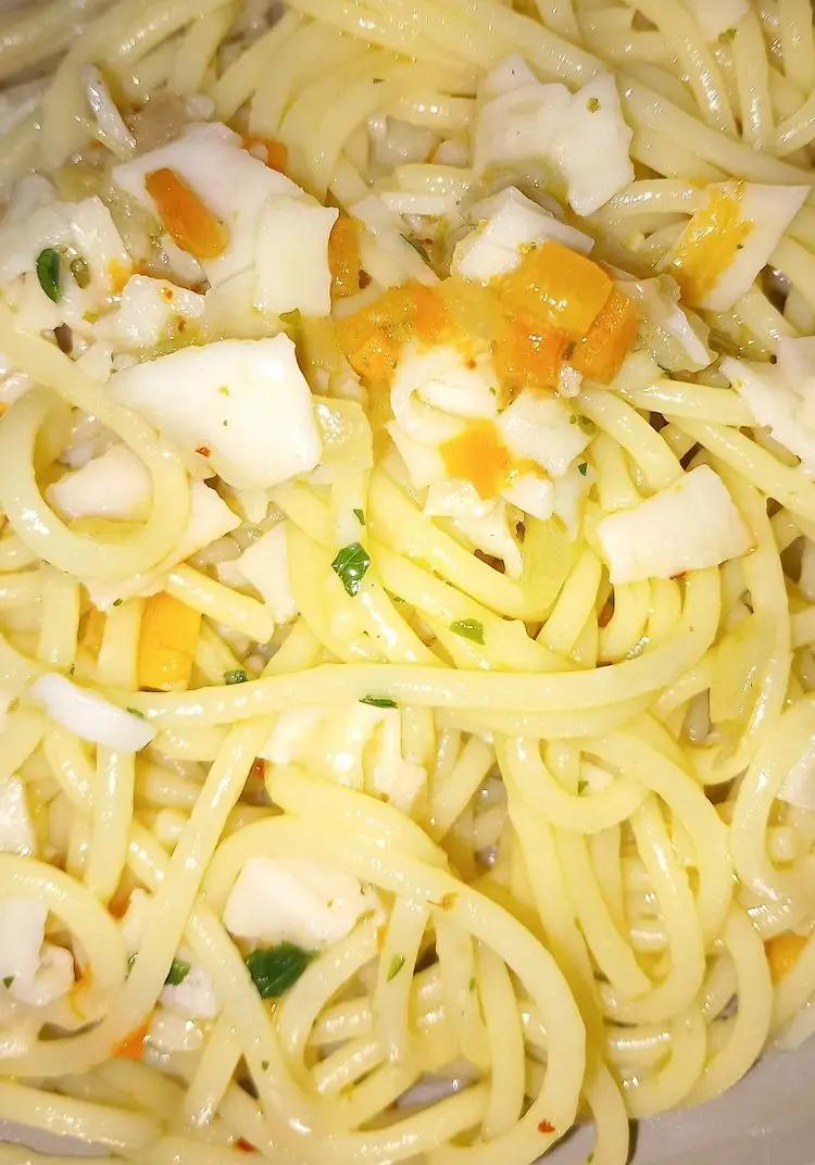 Ricetta Spaghetti soffritto e surimi di @nonnachef56