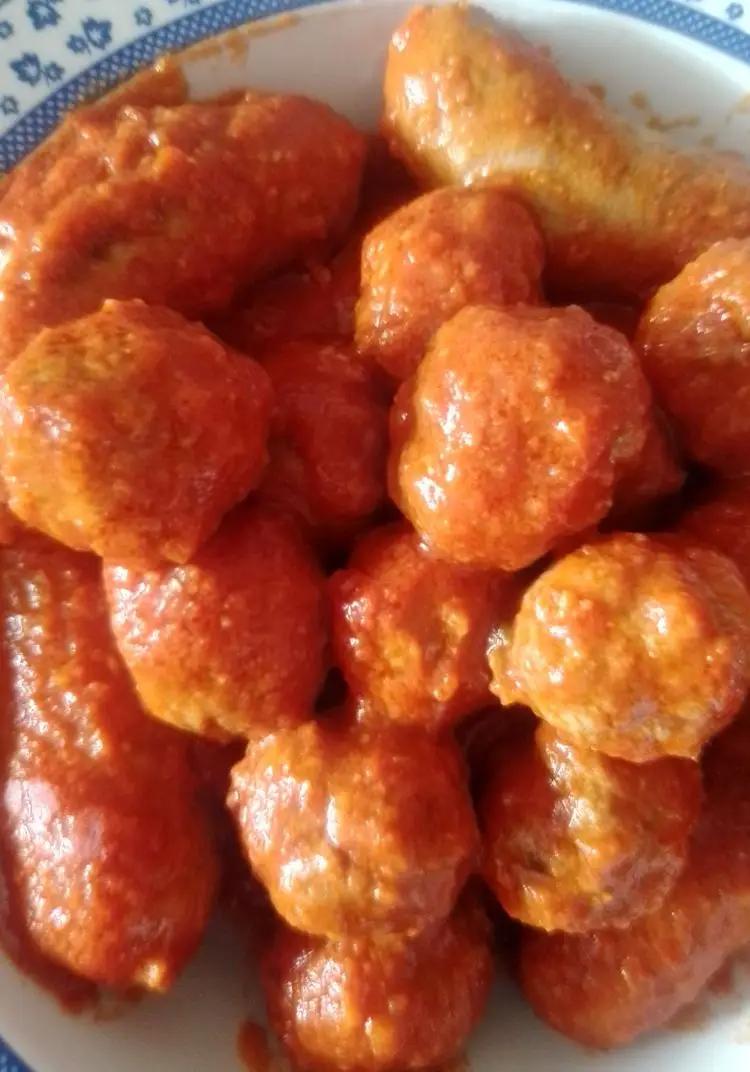 Ricetta Polpette e salsicce di maiale con pomodoro di katiacusano3