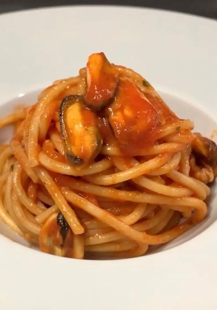 Ricetta Spaghetti al sugo di cozze  di natascia.guarnieri