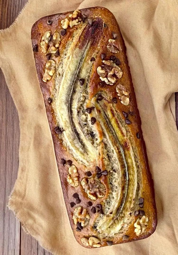 Ricetta Banana bread con farina d’orzo e noci di taniago74