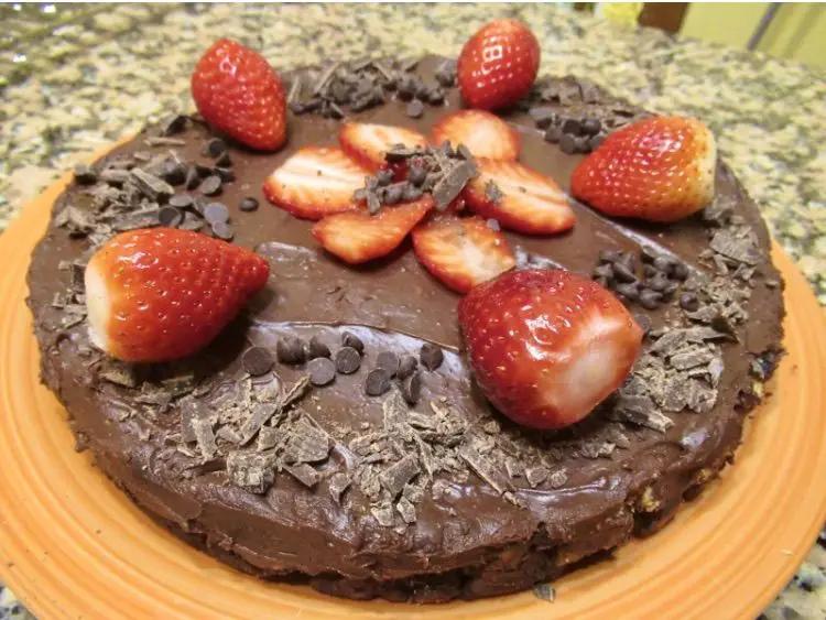 Ricetta Torta biscotto cioccolato e fragole di Chiara_96