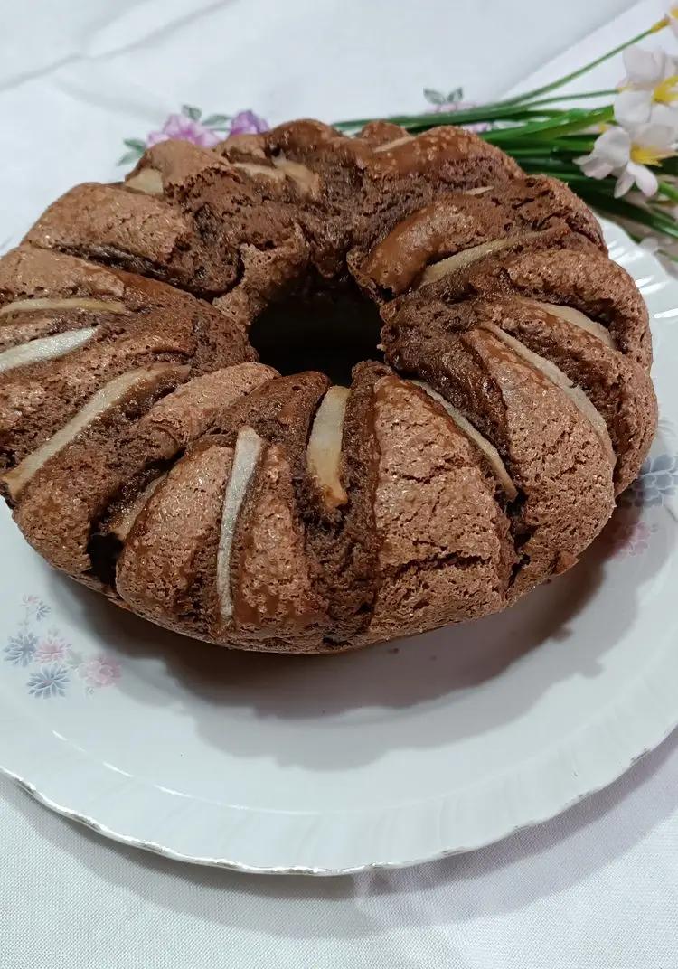 Ricetta Ciambella ricotta cacao e pere di nunziamarzocco