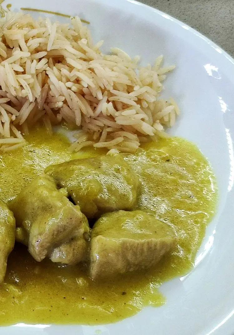 Ricetta Tacchino al curry con riso basmati aromatizzato. di ilninotto