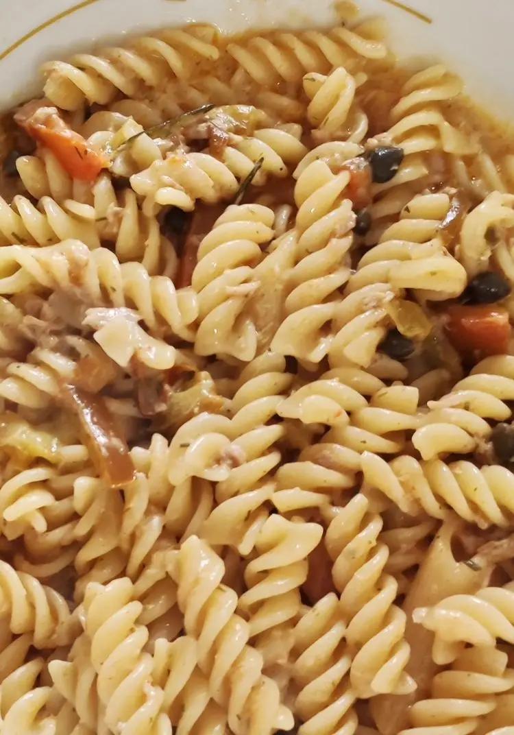 Ricetta Pasta con crema di peperoni e tonno di ilninotto