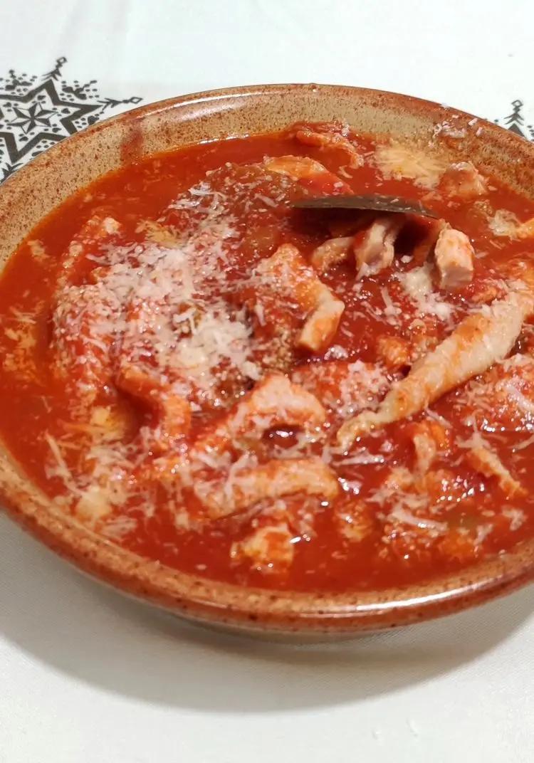 Ricetta Trippa al sugo. di ilninotto