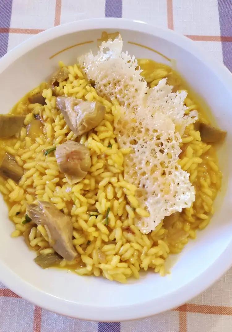 Ricetta Risotto con carciofi e zafferano. di ilninotto