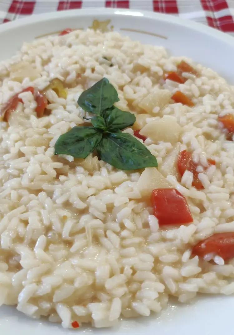 Ricetta Risotto con nashi peperoni e toma di ilninotto