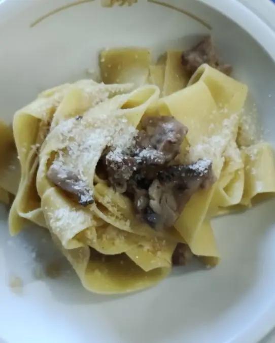 Ricetta Le mie Pappardelle con funghi e salsiccia di ilninotto