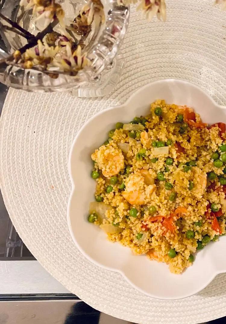 Ricetta Couscous Thai con curry, gamberetti e piselli 🦐 di fiammetta27