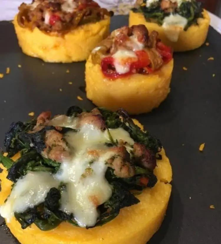 Ricetta Medaglioni di polenta colorati di liliana29