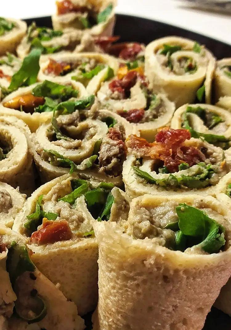 Ricetta Crepes di ceci a rotolini di LaGianna