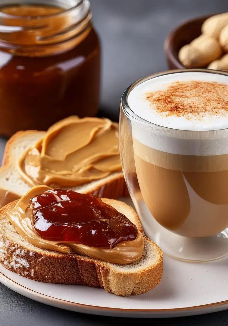 Ricetta Pane, marmellata e burro d'arachidi con latte macchiato di matteodospina_elta