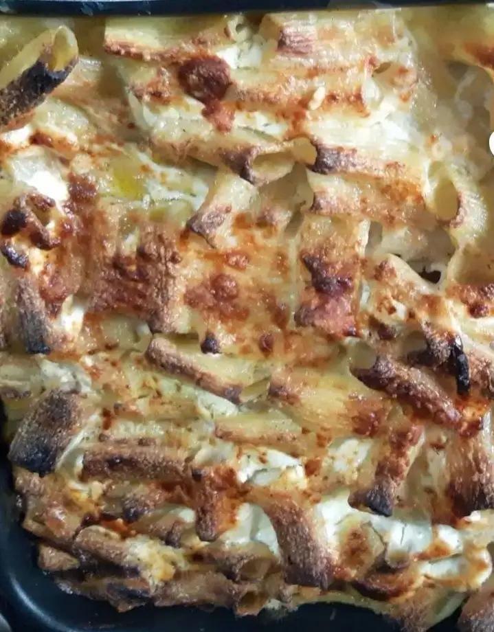 Ricetta Pasta al forno con crema di zucchine e crema di funghi  di Ale.eru23