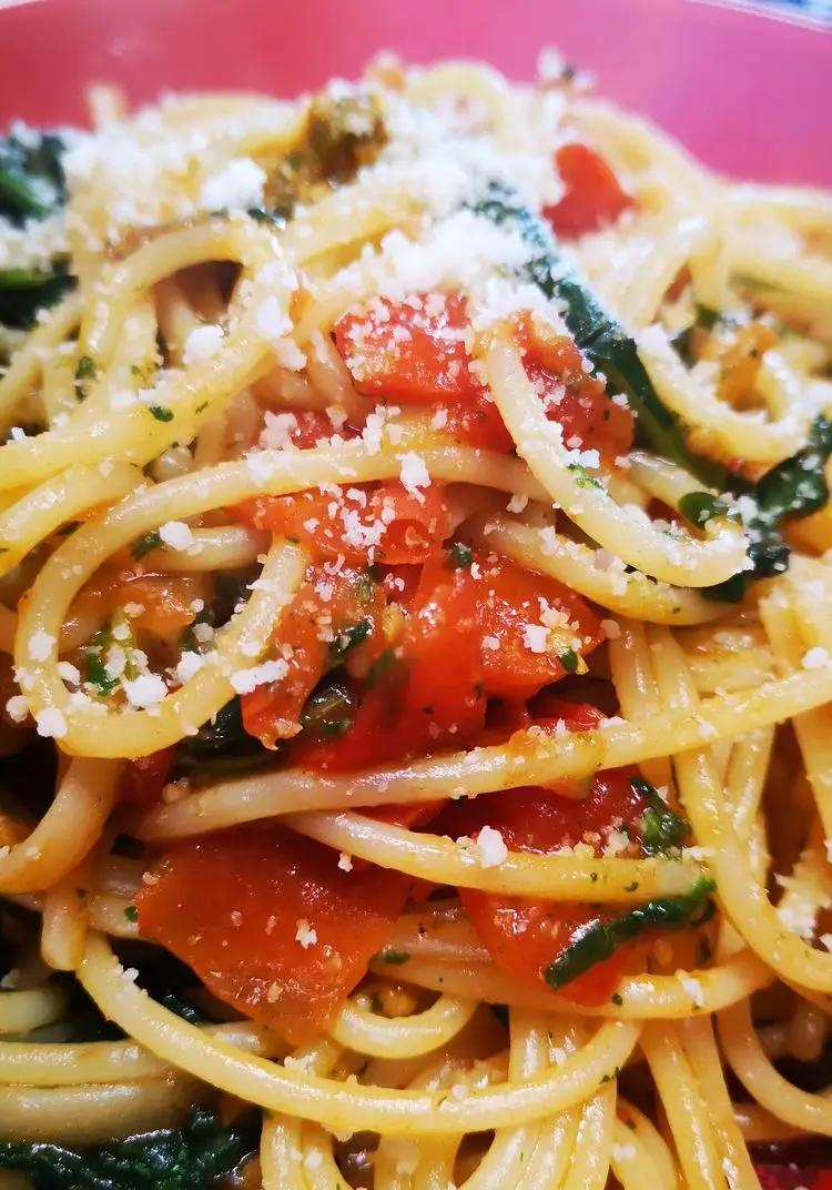 Ricetta Spaghetti con pomodorini e rucola! di Veroptr