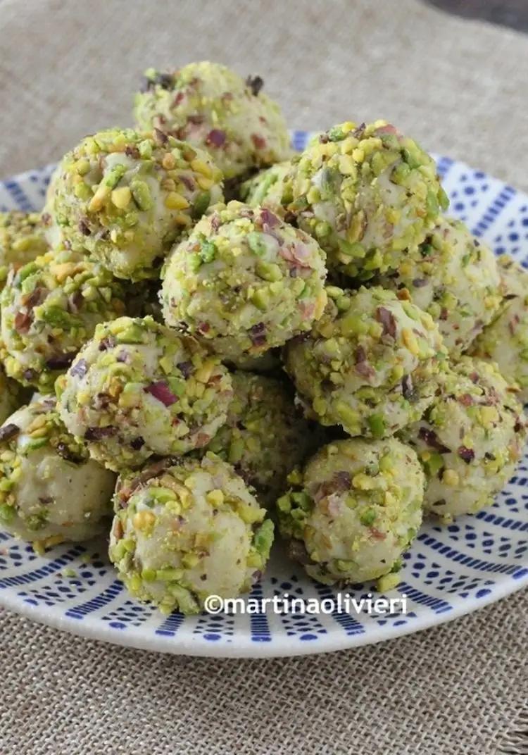 Ricetta Tartufini al cioccolato bianco e pistacchi di MartinaOlivieri