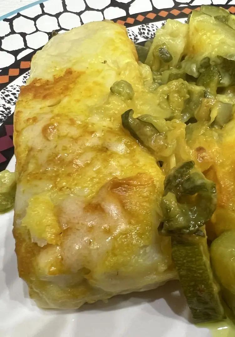 Ricetta Merluzzo con zucchine e curcuma di loredana705