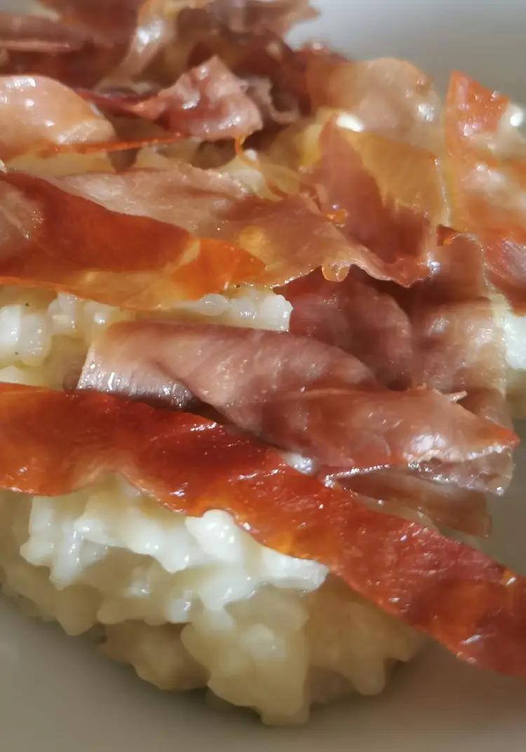 Ricetta Risotto pere, taleggio e prosciutto croccante di giulia.chiariello