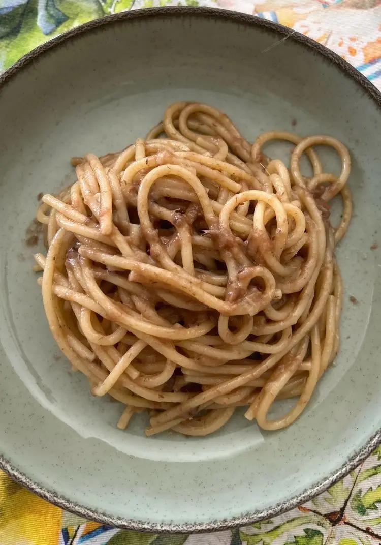 Ricetta Spaghetti con le acciughe di ariannanic