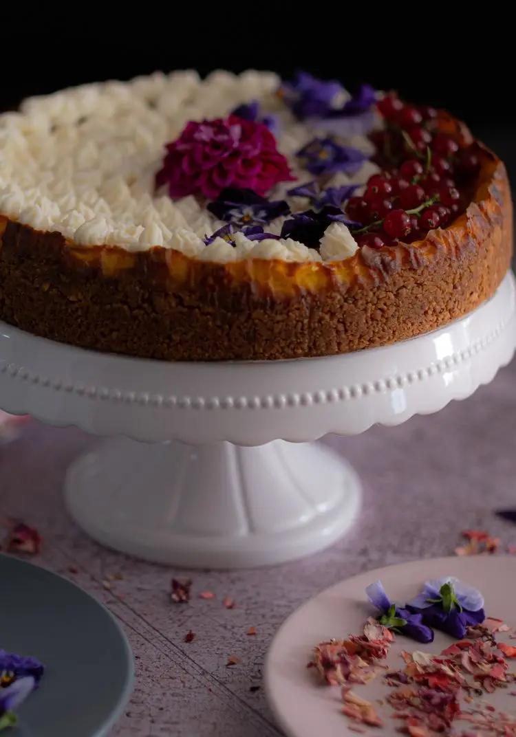 Ricetta Cheesecake allo zafferano e fiori eduli di ciracoo