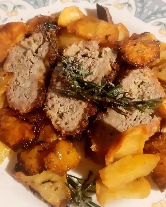 Ricetta Polpettone di carne con patate di afiamma