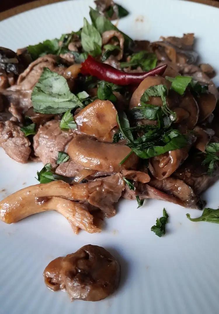 Ricetta Straccetti con funghi di afiamma