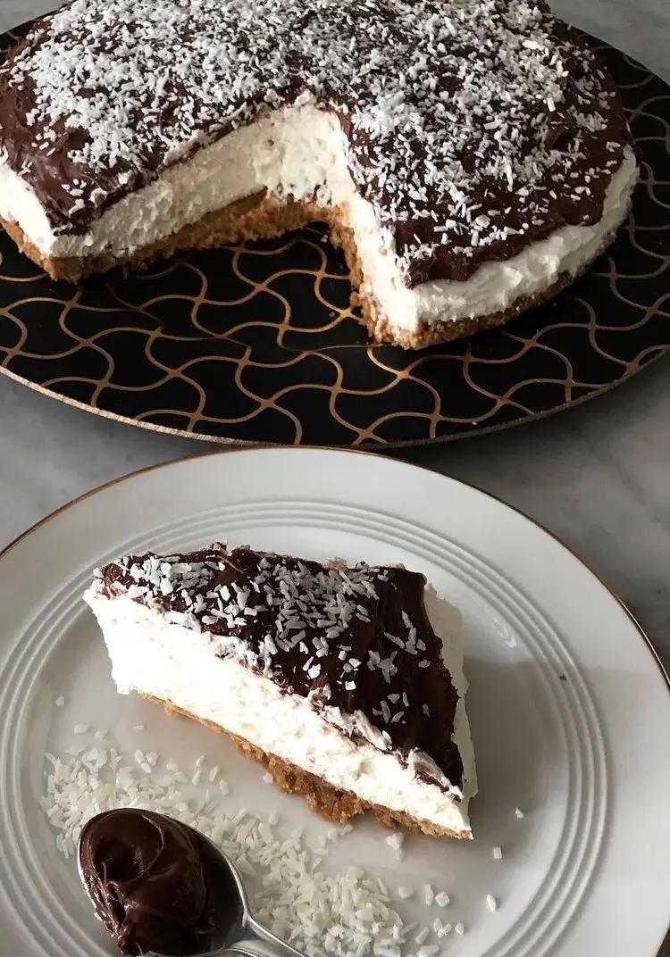 Ricetta Cheesecake cocco e nutella!🥥😍 di midivertoacucinare